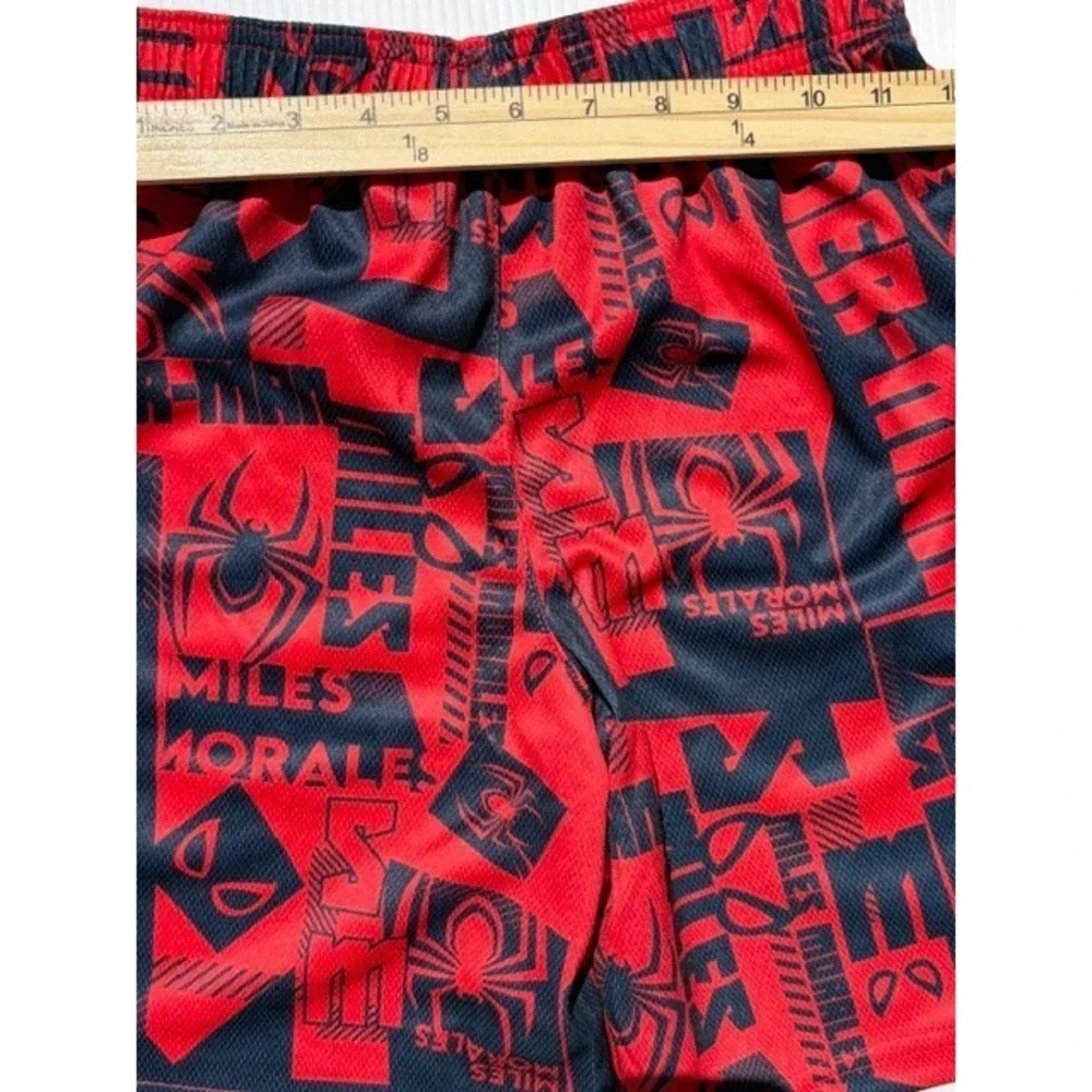 Marvel Spider-Man Miles Morales Boys 3pc Set Shirt Joggers Shorts Size 8 School
